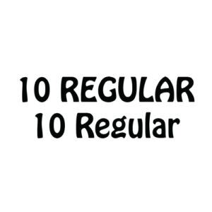 10 Regular