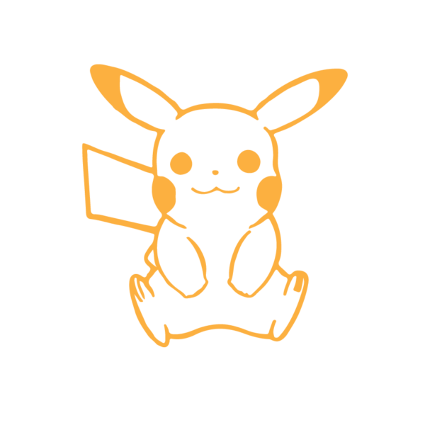 PIKACHU OUTLINE A9217W
