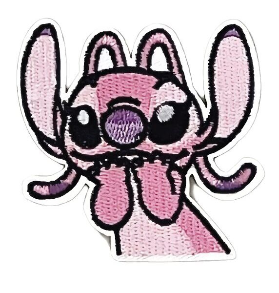 STITCH PINK CARTOON PATCH