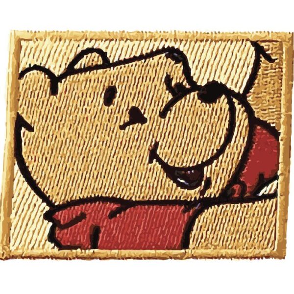 POOH SQ CARTOON PATCH