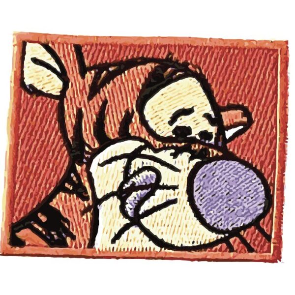 TIGGER CARTOON PATCH